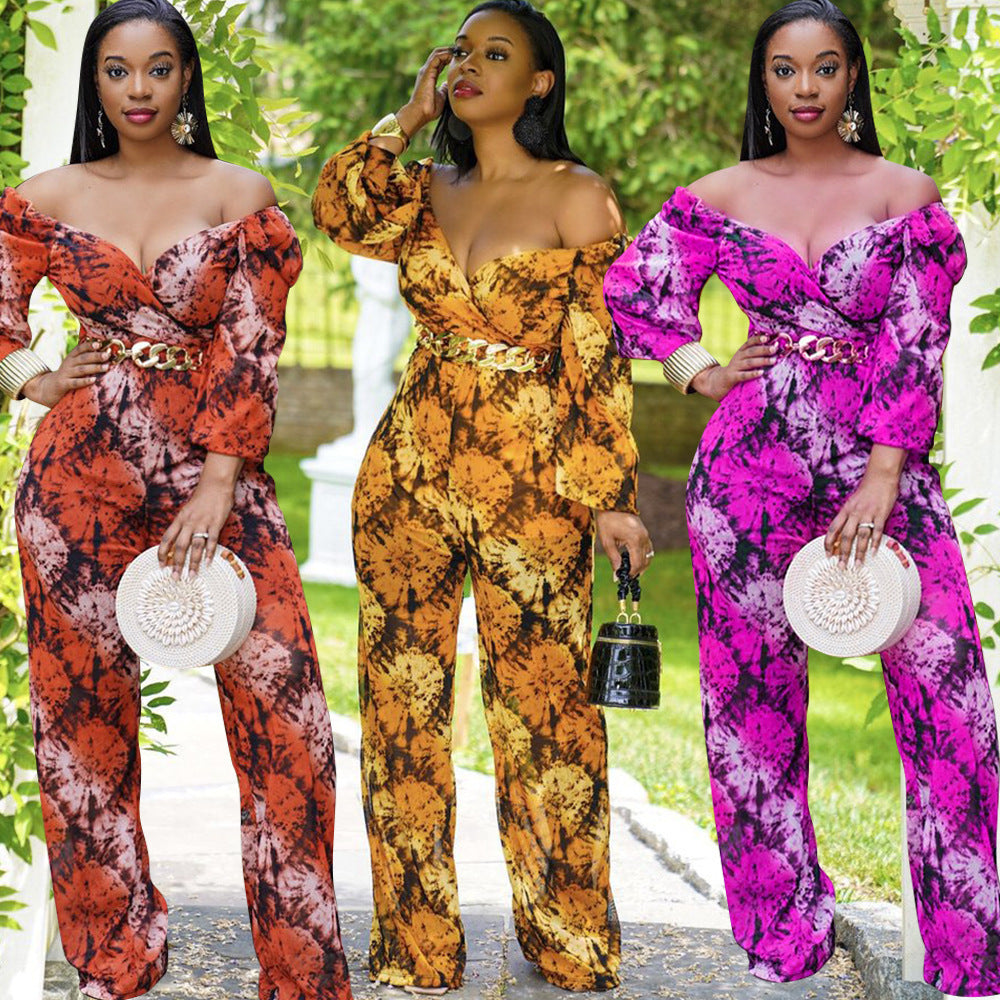 Fashion One-Shoulder Jumpsuit