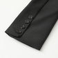 Button-stitched check suit