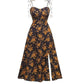 Waist-tight Floral Slimming Sling Dress