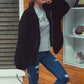 BF Wind Long Sleeve Pocket Casual Loose Plush Jacket