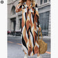 Fashion High Quality Women's Long-sleeved Blouse Dress