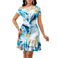 Elegant Womens Dress With A Ruffled Hem For A Refined Look
