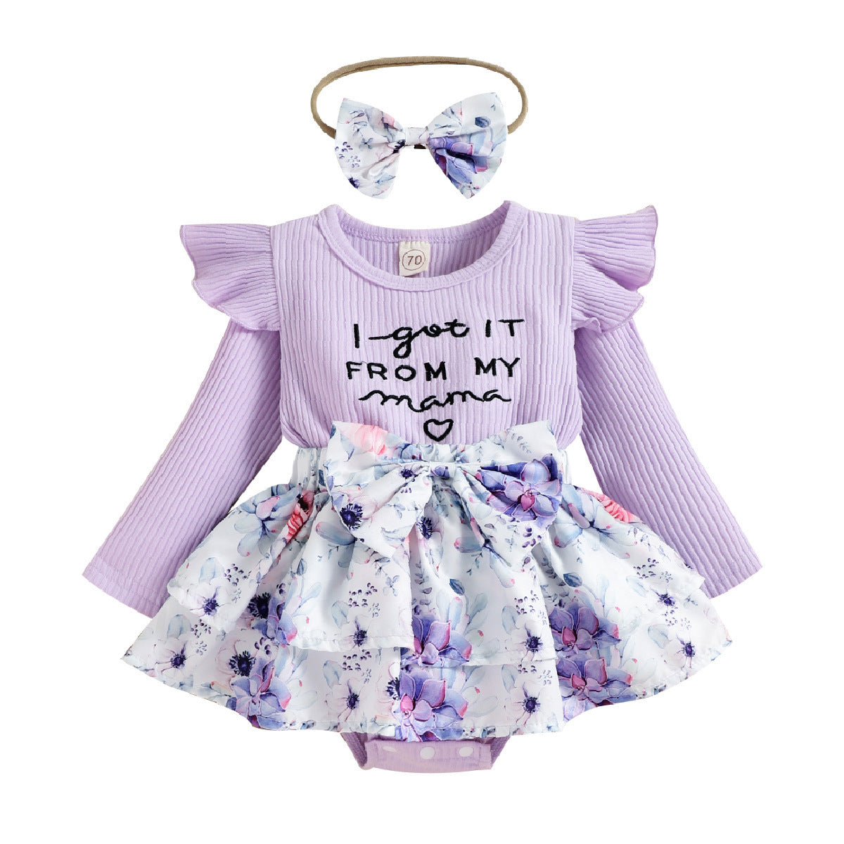 An Embroidered Skirt Two-piece Set
