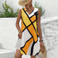 Robe gilet à carreaux pour les vacances d'été