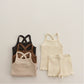 Girls' Solid Color Pajamas Homewear Set