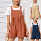 Summer Women's Cotton Linen Sleeveless Jumpsuit