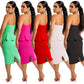 Robe décontractée à manches longues et col rond pour femme