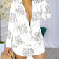 Women's Fashionable Printed Long-sleeved Shirt