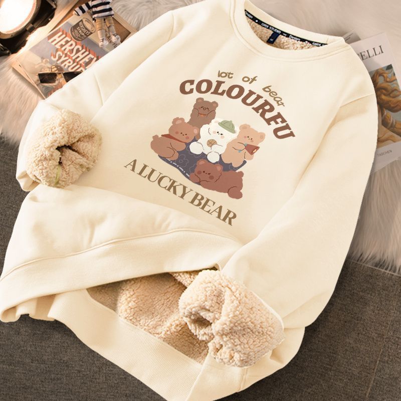 Fashion Thickened Printed Sweater For Women