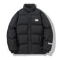 Men And Women Solid Color Stand-up Collar Bread Clothes Loose Cotton Jacket