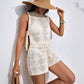 Handmade Knitted Vest Loose Seaside Two-piece Set