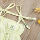 Girl's Cotton Dress With Flower Strap Cake
