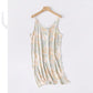 Fashion Print Cross Slip Dress For Women