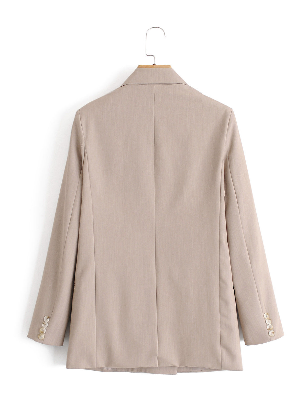 Women's Temperament Light Mature Straight Double-breasted Casual Suit Jacket