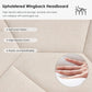Queen Bed Frame, Linen Storage Headboard, Strong And Stable, No Noise, No Box Spring, Weight 397lbs
