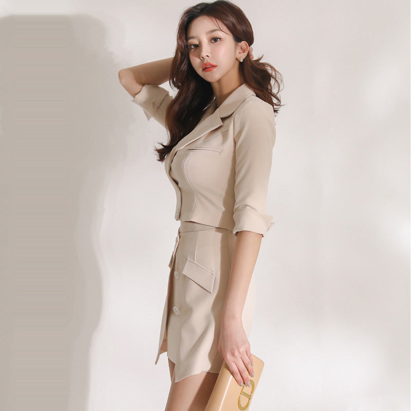 Professional Women's Two-piece Temperament Suit