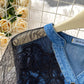 Cross V-neck Lace Stitching Dress