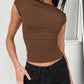Stylish Backless Nylon Wicking Top