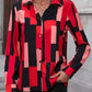 New Striped Colorful Women's Cardigan Top