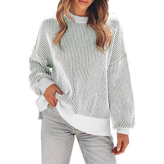 Loose All-match Knitted Pullover Top For Women