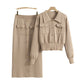 French Style High Sense Knitting Suit Women's Spring And Autumn New Sweet