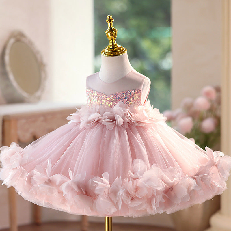 Princess Dress Birthday Full-year Beautiful Tulle Tutu