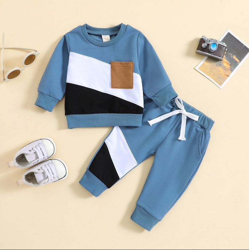 Baby Boys And Girls Leisure Pajamas Sweater Suit