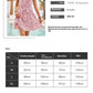 Halter Knotted Printed Lace Up Waist-tight Dress