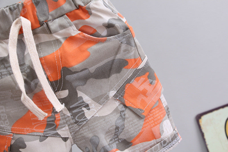 Vêtements décontractés pour enfants pour garçons, shorts décontractés à manches courtes