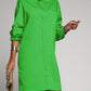 Loose Long Sleeve V-Neck Button Pocket Blouse Blouse