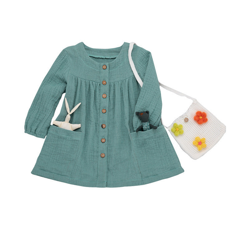 Cotton-crepe crepe cardigan