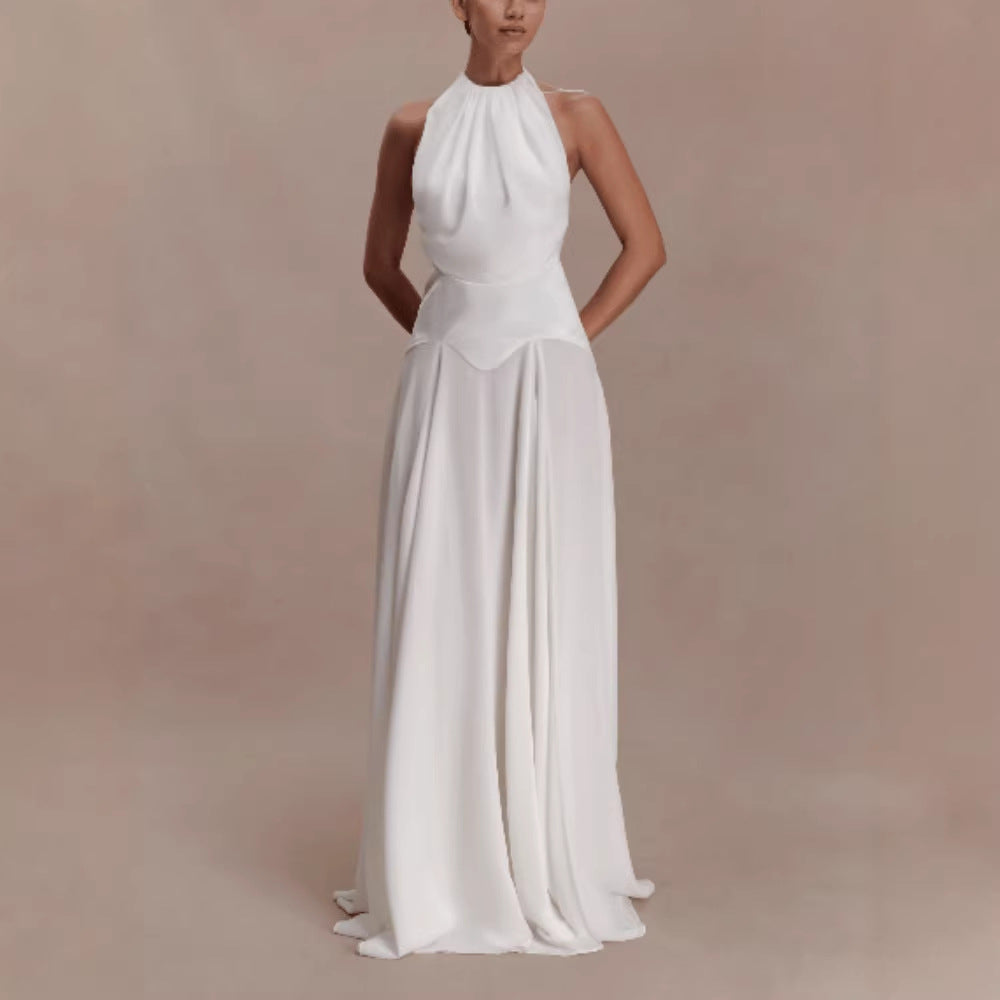 New Elegant Off-shoulder Long Party Dress