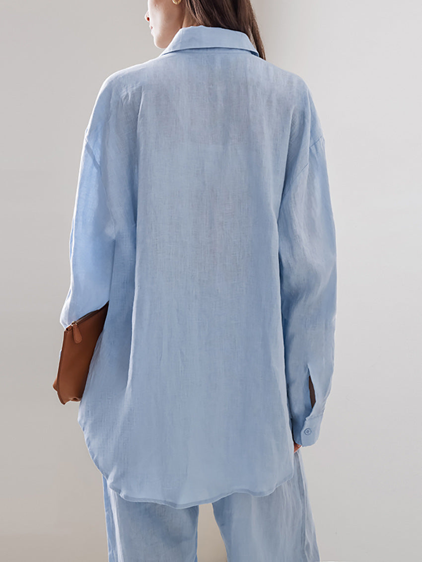 Fashion Design Pure Cotton Suit Simple