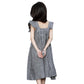 Girls' Ruffled Striped Flying Sleeve Beach Holiday Dress