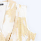 Fitted Waist Turn-down Collar Sleeveless Long Dress
