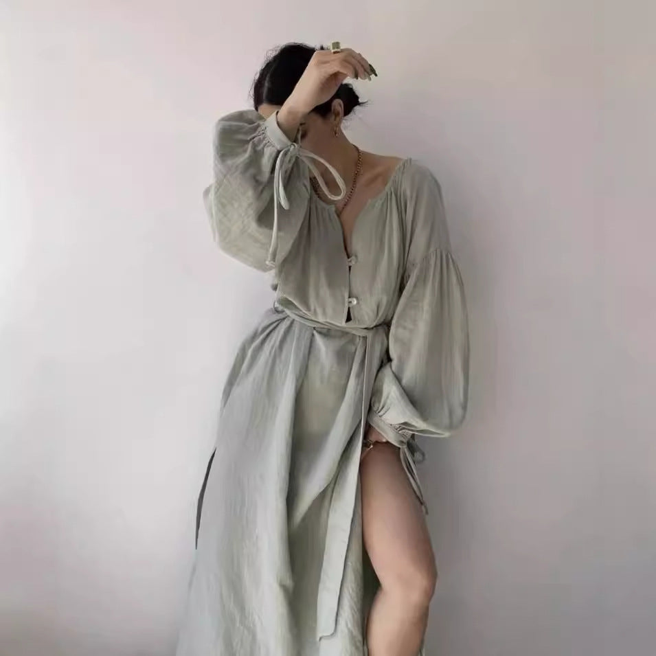 Women's Dignified Sense Of Design Long Sleeve Dress
