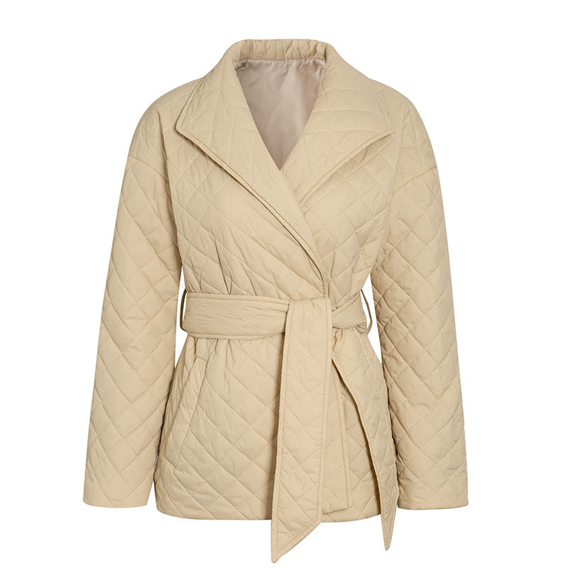 Mid-length casual cotton jacket