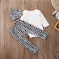 Nouveau costume trois pièces à manches longues pour bébé