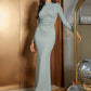 French Elegant Long Sleeve Dress Women's High-grade Hepburn Style