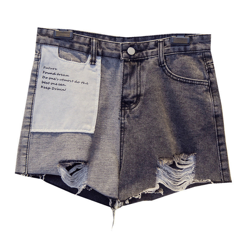Short en jean grande taille pour femme