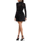 Casual Solid Color Long Sleeve Zipper Dress