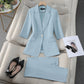 Three-quarter Sleeve Waist Trimming Casual Stylish Thin Suit