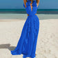 One-piece Women's Solid Color Covering Belly Thin Backless Swimsuit