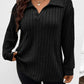 Solid Color Plus Size Women's Clothes Top