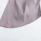 Winter New Shoulder Asymmetric Fold Slim Shirt Top For Women