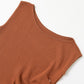Classic Slim-fit Sleeveless Asymmetric Sweater