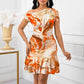 Elegant Womens Dress With A Ruffled Hem For A Refined Look