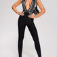 Beaded Slim-fit Slimming Sleeveless Bandage Jumpsuit For Women