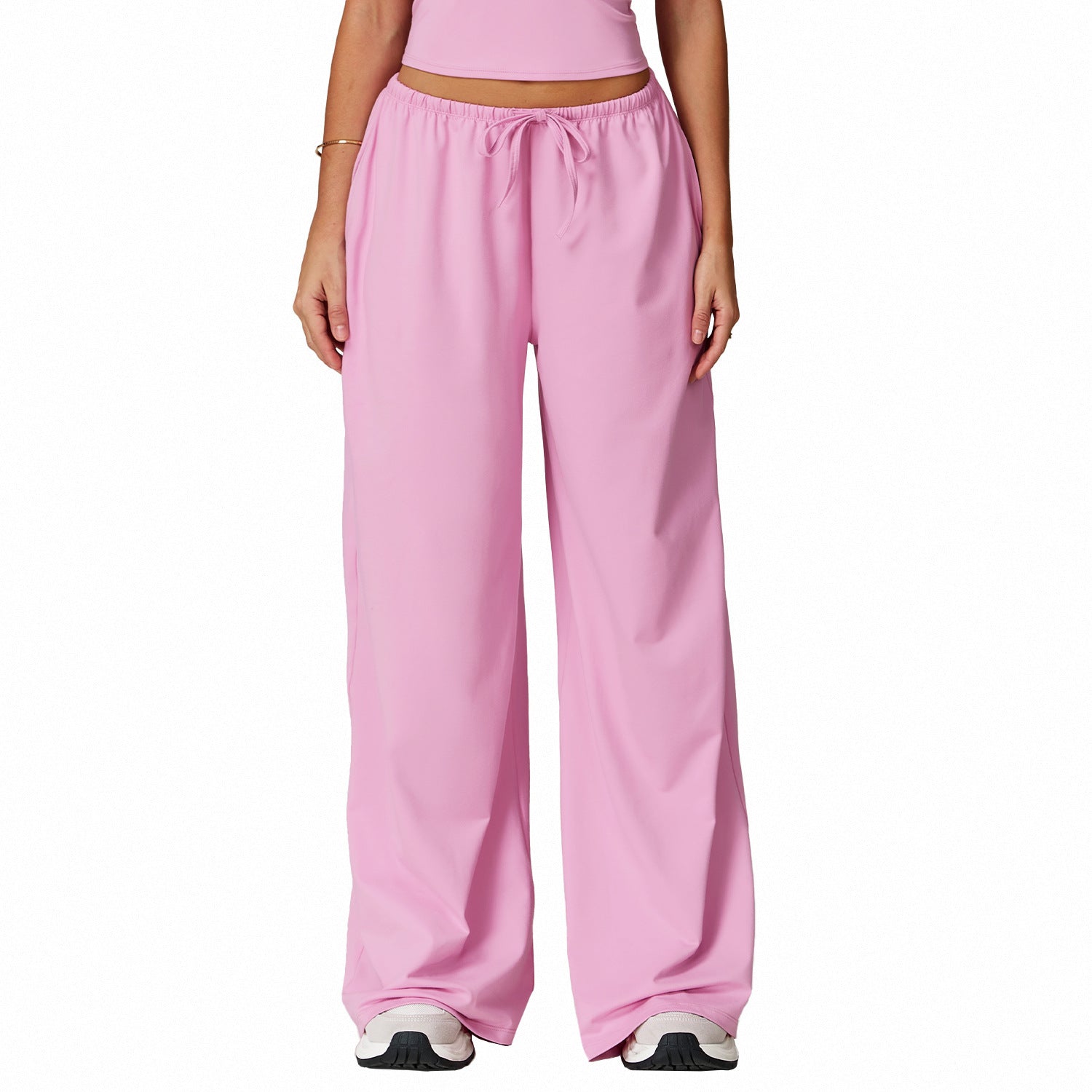 Brushed Trousers Pendant Wide Leg Loose Casual Pants For Women