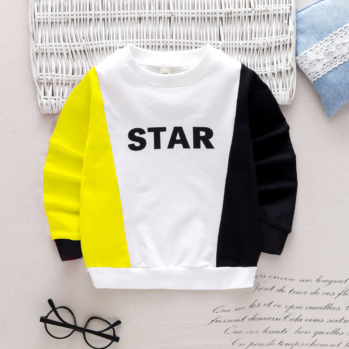 Pull à manches longues pour enfants coréens